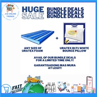 [ BUNDLE PROMO ITEMS] [SALE] URATEX 2 INCHES  FOAM WITH URATEX BOUNCE PILLOW
