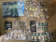 進擊的巨人  一番賞C賞D賞H賞I賞F賞G賞細立牌 細公仔 鎖匙扣  A3海報 艾倫 米卡莎 阿爾敏兵長 團長