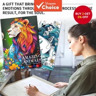 Double-Volume Themed Coloring Book: Thick A4 157gsm Sketchbook with Fantasy Creatures & Exquisite Ch