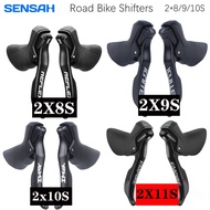 ☑☂✈SENSAH Sti Shifters Bicycle shifters Road Bike Shifters 2x7/2x8/2x9/2x10/2x11 Speed Bicycle shift