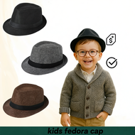 Kids Budak Fedora Boy Girl Hat Cap Summer Beach Straw Sun Hat Outdoor Beach Sunscreen Sun Parent-chi