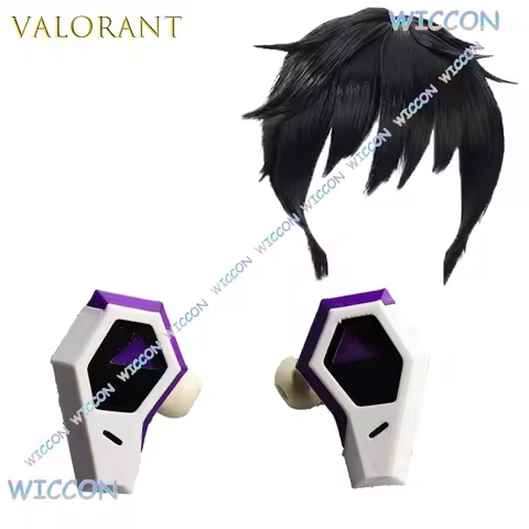 Valorant Iso Gekko Gaming Headset Cosplay Accessory Anime Game Character Role Play Light Music Earph