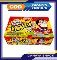 COKLAT SMILING EYEGLASS BOX ISI 40 PCS (Permen Coklat Kacamata)