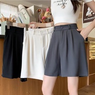 Trouser Shorts for woman High waisted with shorts for women A-line Suit Shorts with Pocket for Women