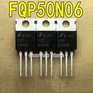 10pcs FQP50N06 TO-22O 50N06 TO220 50A 60V N-channel MOSFET transistor new