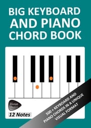 Big Keyboard and Piano Chord Book: 500+ Keyboard and Piano Chords in a Unique Visual Format Richard Moran
