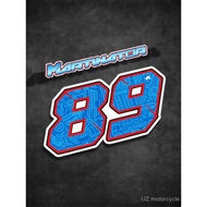 Ready Stock Martin Jorge Martin Motogp 89 Locomotive Motorcycle Sticker Waterproof Reflective Sticke