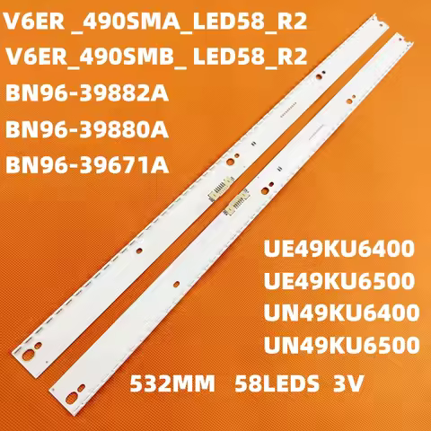 LED backlight for UE49KU6400U UE49KU6450 UE49KU6452 UE49KU6459 UE49KU6400 UE49MU6500 UE49MU7400 UE49