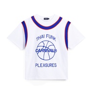 CARNIVAL CNVXPLST003WH PLEASURES BASKETBALL OVS T-SHIRT WHITE