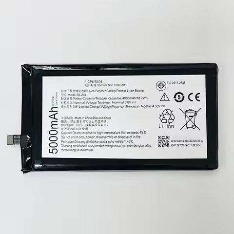 3.8V 5000mAh BL244 For Lenovo Vibe P1, P1a42, P1c58, P1c72, P1 Turbo Battery