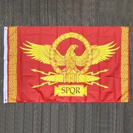 xvggdg  flag    SPQR Roman Empire Senate and People of Rome Flag Decorations  banner  for Home
