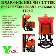 BG328 KNAPSACK ENGINE BRUSH CUTTER ENGINE FRAME PACKAGE  PAKEJ BINGKAI ENJIN MESIN RUMPUT ENJIN GALA
