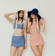 7色 - 泳衣裙三件套 泰國泳衣 日式