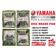 DISC BRAKE PAD ALL MODEL YAMAHA ORIGINAL Y125Z / 125Z / LC135 5S 4S / Y15ZR / KRISS 2 / SRL Z 115 (L