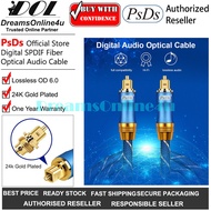 PsDs EMK PsDs 5.1 Digital Audio SPDIF Toslink Fiber Optic Cable Optical Audio Cable Lossless Audio Braided Jacket OD6