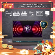 MSI Thin A15 B7UC-204 Gaming Laptop (R7 7735HS 4.75GHz,8GB D5,512GB SSD,RTX3050 4GB,15.6" FHD 144Hz,