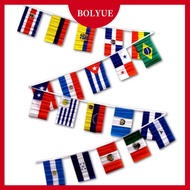 Latin American 20 Countries Flag Brazil, Mexico, Costa Rica, Panama, Venezuela, Colombia, Peru, Boli