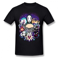 New Men T Shirt STUDIO GHIBLI T Shirt SPIRITED AWAY Hip Hop Short Sleeve Adult T Shirts Plus Size XS-4XL-5XL-6XL