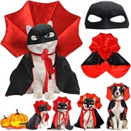Cat Halloween Costumes, Cat Mask Cape Vampire Cats Costume Dog Halloween Vampire Costume Funny Pet D