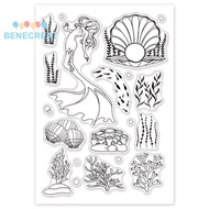 BENECREAT 1Sheet PVC Plastic Stamps for DIY Scrapbooking Photo Album Decorative Cards Making Stamp S