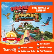 [FAMILY COMBO PROMOSI] Tiket Masuk Lost World Of Tambun Theme Park di Ipoh Taman Tema/ HotSpring Night Park