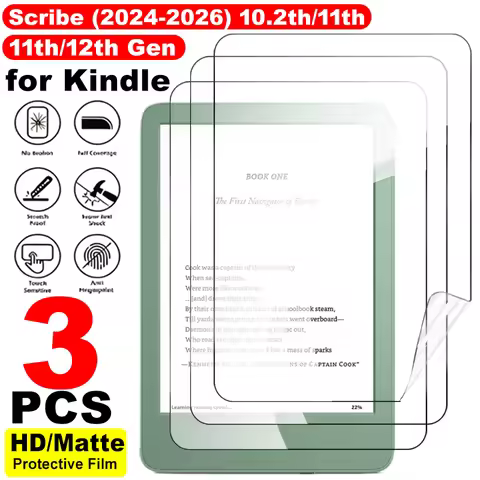 Matte Screen Protector for 7" Kindle Paperwhite 12th Gen KPW6 11th Gen 6" PET Film for Kindle Scribe