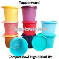 Tupperware Compact Bowl high 1Pc toples plastik wadah cemilan tempat kue kecil permen murah promo sale diskon