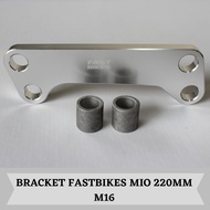 Mio Fastbikes M16 Standard Disc Bracket 220MM Bracket