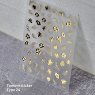 Tomoni emboss nail sticker 5D nail art sticker premium type 24