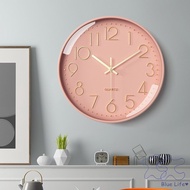 Modern Simple Wall Clock Home Wall-mounted Silent Clock Bedroom Silent Quartz Clock Wall-mounted Clock Living Room Clock