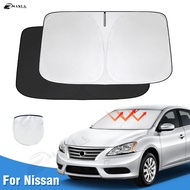Car Windshield Sun Shade for Nissan Teana J31 J32 J33 L33 L34 Sunshade Sun Visor Protector Foldable 