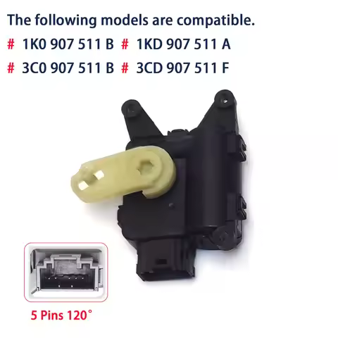 Air conditioning temperature control flap motor actuator For Passat CC Golf Tiguan Eos Sciricco 1K09