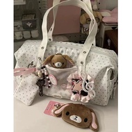 Star-themed 2D Ita Bag Tote Bag Y2K Light Y2K Style Korean Concert Fan Shoulder Bag Large Capacity D