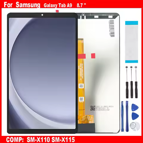 For Samsung Galaxy Tab A9 8.7" SM-X110 SM-X115 X110 X115 LCD Display Touch Screen Digitizer Glass As