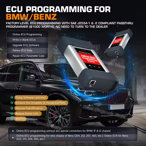 2025 Autel MaxiSYS MS908S PRO II OBD2 Scanner Car Diagnostic Tool J2534 ECU Programming Online Codin