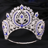 Miss Supranational Hair Crown Shiny Rhinestone Tiara Large Bridal Wedding Beauty Pageant Party Big C