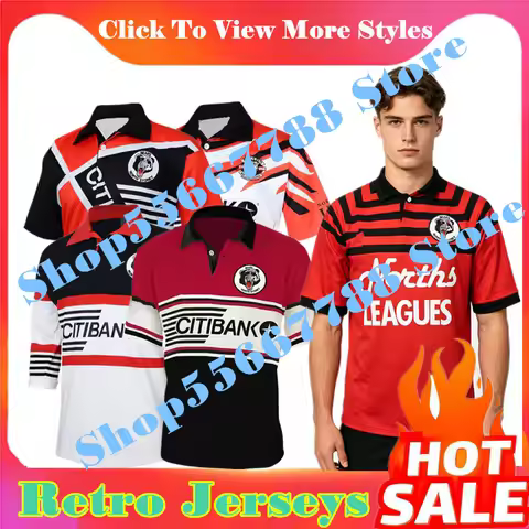 North Sydney Bears 1991-1992-1994-1989-1995-1997 Retro Rugby Jersey - Mens Size:S-5XL