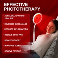 Portable Desktop Red Light Therapy Device - Dual LED 660nm/850nm for Skin Rejuvenation & Muscle Reco
