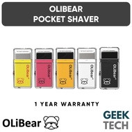 OLIBEAR Square Brick Rechargeable Pocket Portable Shaver - IP68 Waterproof
