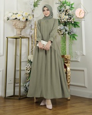 (COD) Gamis Hijab Wanita Terbaru Model Simple Mewah Dan Elegan