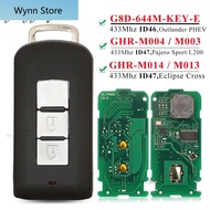 2BTN Smart Remote Key 433Mhz ID46 ID47 for Mitsubishi Lancer Outlander G8D-644M-KEY-E Montero L200 M