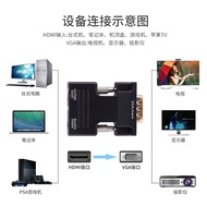 Hdmi to vga with Audio Converter to vga Adapter to Computer Display or to TV Screen Projector hami F