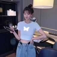 Butterfly CT51PQ reflective crop top