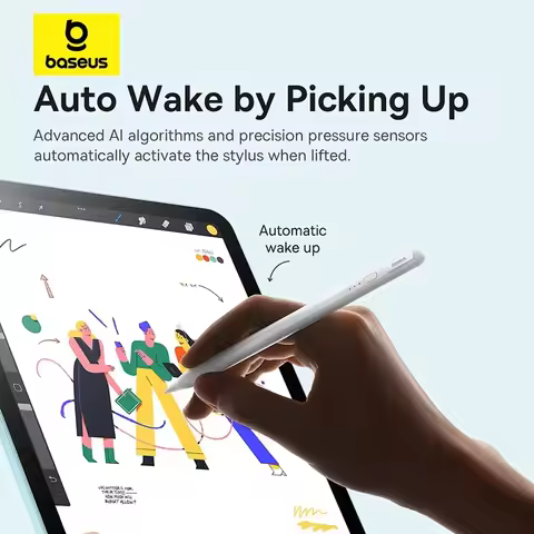 Baseus 3rd Gen Stylus Pen For iPad Pro Wired Charging Stylus Active Tilt Sensitivity Version For iPa