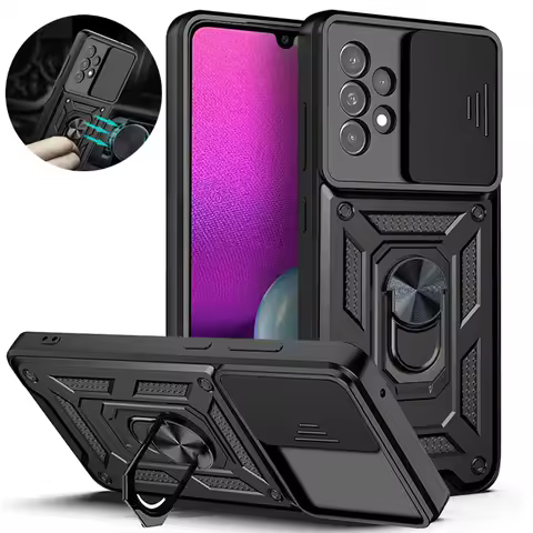 For Samsung A52 Case Magnetic Ring Stand Holder Armor Back Cover For Samsung Galaxy A52 A 52 S A52s 