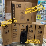 地鋪現貨🤗MOTOROLA Walkie-Talkies TALKABOUT T38 輕便型對講機 (免牌照409合法機)🥰附送原裝耳機😬行貨一年保養✅