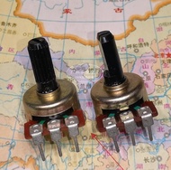 3PCS 161 Type Single Vertical 3 Pin Fever Power Amplifier Volume Potentiometer B10K B20K B50K B100K 