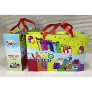 Personalized Number Blocks Party Needs and Give Aways