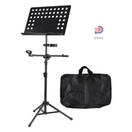 3-in-1 Professional Portable Sheet Music Stand Detachable Microphone Stand Phone Holder Music Stand Metal Height Adjustable Tripod Stand for Piano Violin Guitar Sheet Mus [ppday]