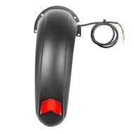 【Bestseller】 Tire Mudguard With Taillights Replacement With Screw Hole Rear Fender For 10inch Wheels Electric Bike